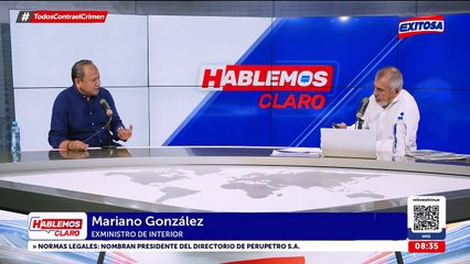 Exministro González advierte: "Si no se hace algo, los criminales pueden llegar a tocar a políticos"