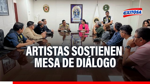 Artistas peruanos sostienen mesa de diálogo con Patricia Juárez y la PNP tras muerte de Paul Flores