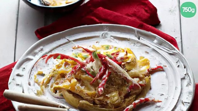 Tagliatelles au crabe