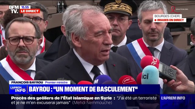 Défense: François Bayrou pointe la responsabilité impressionnante de l'industrie d'armement française
