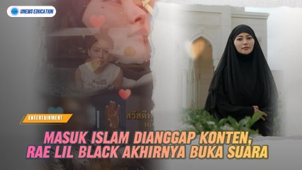 Masuk Islam Dianggap Konten, Rae Lil Black Akhirnya Buka Suara