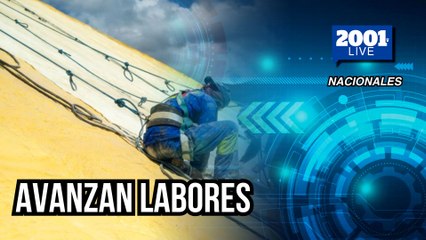 Avanzan labores de rehabilitación en Parque Central: incluye impermeabilización y sistemas de iluminación