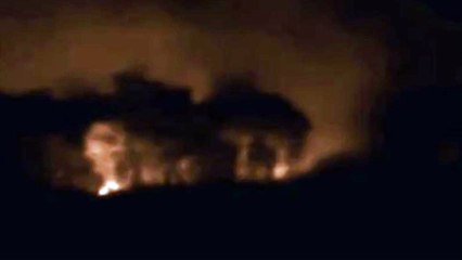 Se registra gran incendio forestal en la Autovía del Este