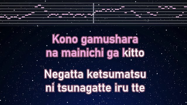 Karaoke♬ Butai ni tatte - YOASOBI 【No Guide Melody】 Instrumental, Lyric Romanized