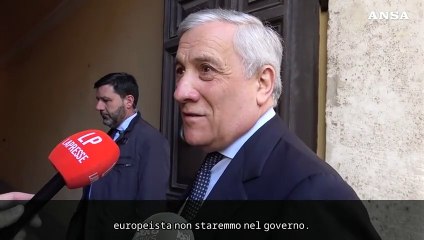 Riarmo, Tajani: "La sintesi la fa il presidente del Consiglio"
