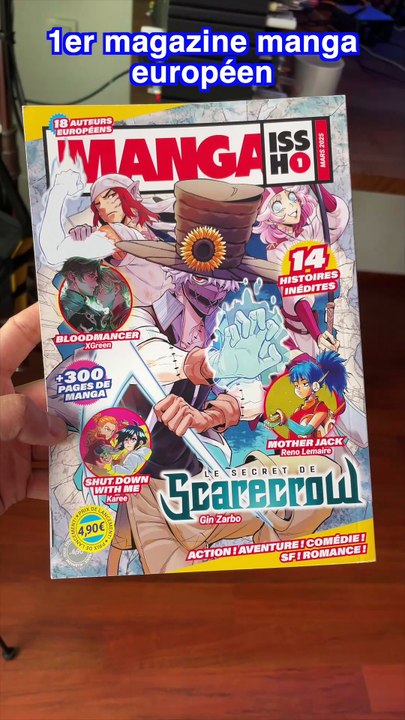 le 1er #magazine #manga européen sort le 28 mars 2025 😍