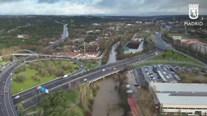 La situación de la A-6, M-30 y el Puente de los Franceses sigue siendo estable