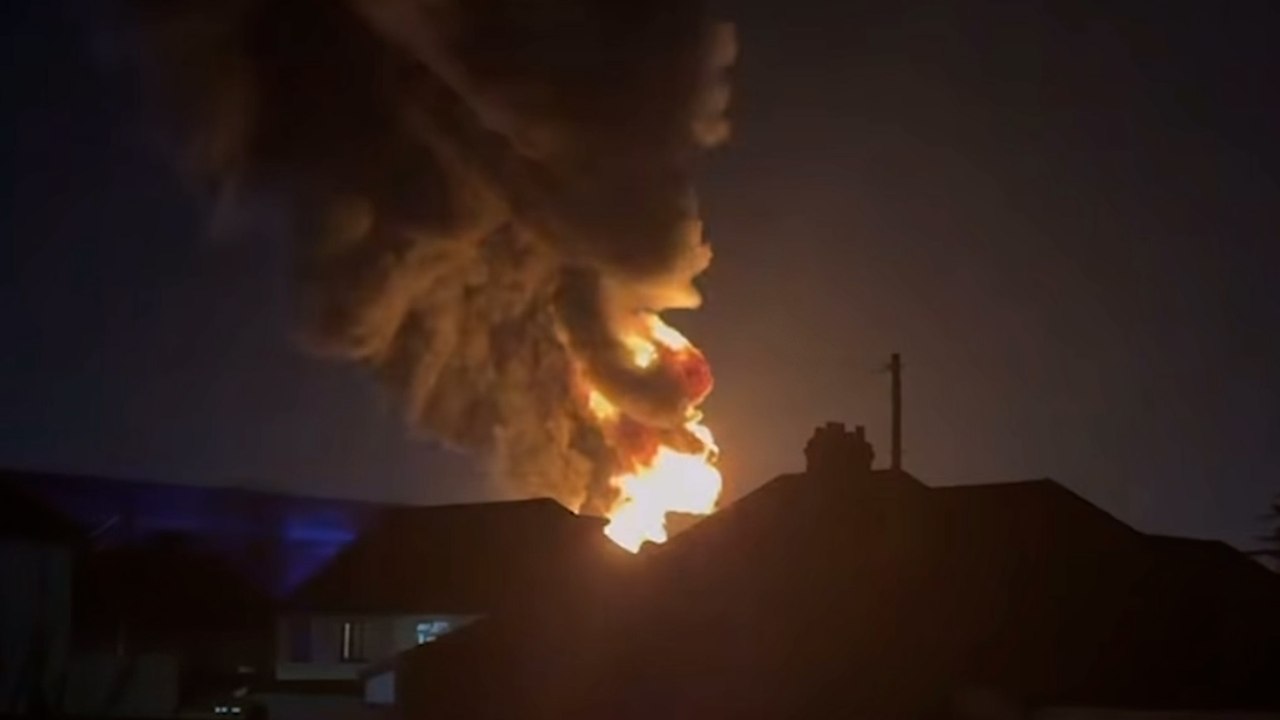 Residents evacuated in early hours as London electrical substation bursts into flames