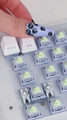 Keycap install in new keyboard ⌨️✨