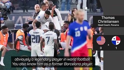 Panama boss happy players celebrated with 'legend' Henry after USA win