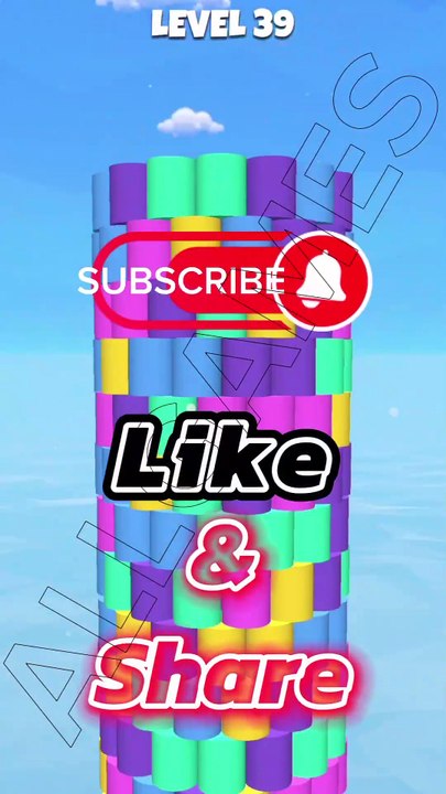 Tower Color LVL 39 Gameplay FUN GAME #shorts #TowerColor #fungames #viralvideo
