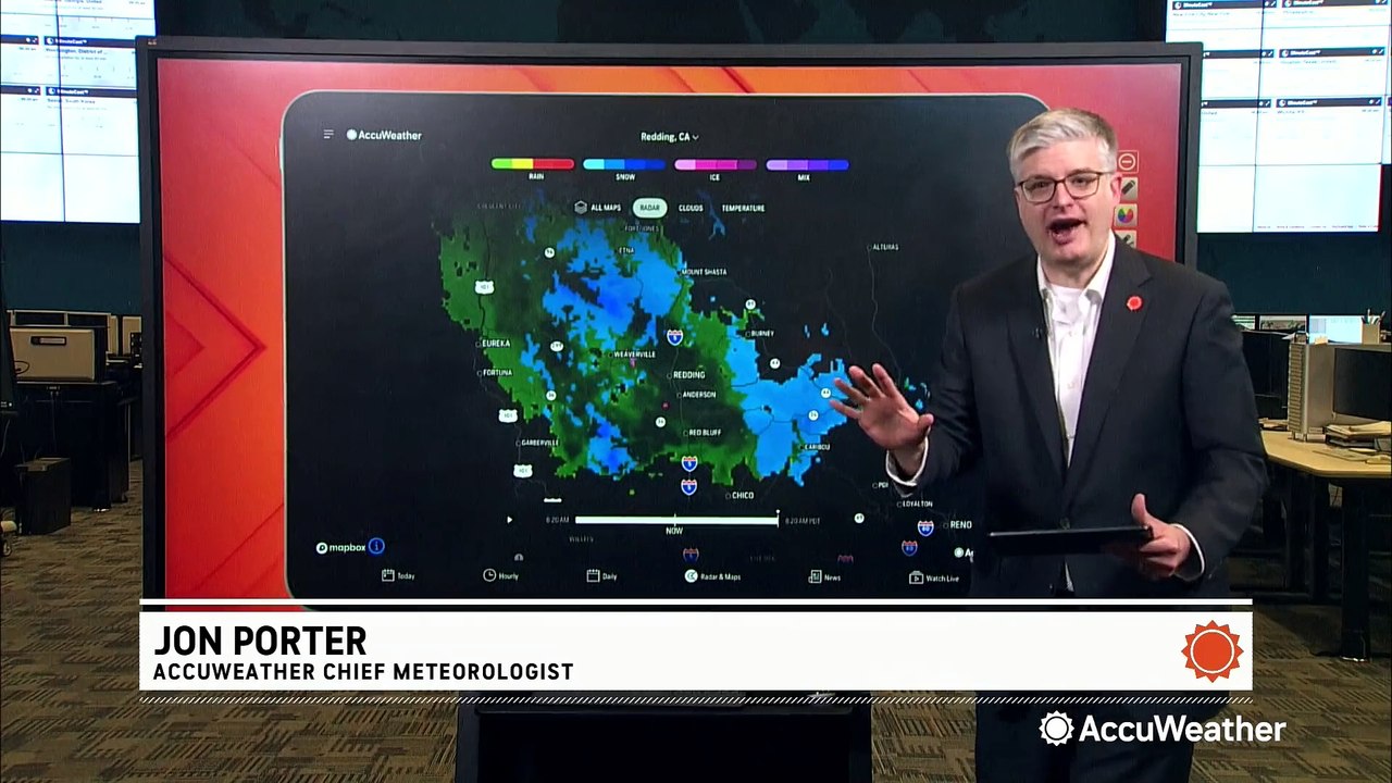 Getting your forecast with the AccuWeather app's interactive map