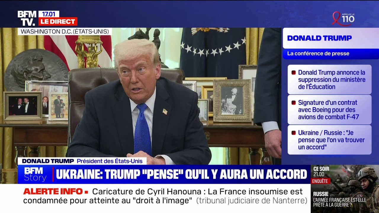 Donald Trump: "On ne veut pas de cette guerre potentielle avec la Chine mais, si on y allait, nous serions bien équipés"