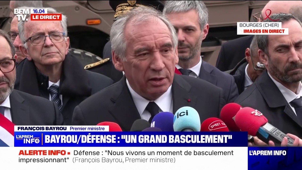 François Bayrou: "On va affronter tous les problèmes qui sont des problèmes cruciaux pour le pays"