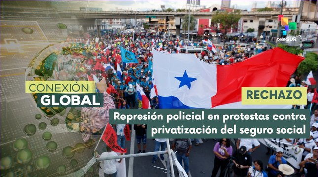 Panameños denuncian represión policial en protestas