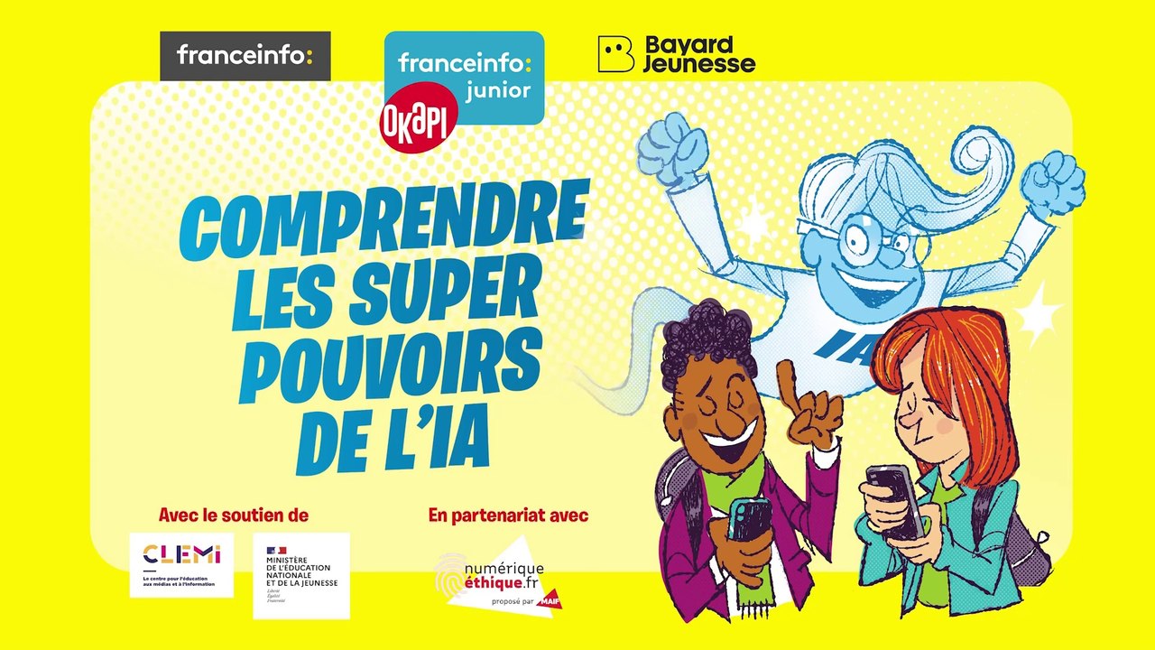 Webinaire "franceinfo junior Okapi" : comprendre les super pouvoirs de l'IA