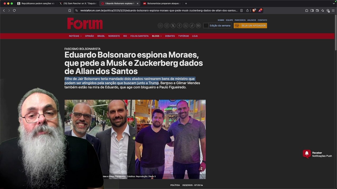 DEPUTADOS AMERICANOS pedem que TRUMP aplique LEI MAGNITISKY contra XANDÃO e ESQUERDA está APAVORADA