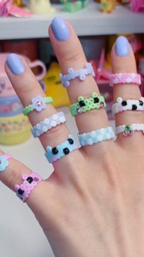 On fait des bagues en perles HAMA en ASMR 🎀