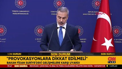 SON DAKİKA HABERİ | Dışişleri Bakanı Hakan Fidan: Türkiye kapsamlı barışa her türlü desteği verir