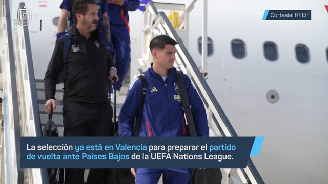 España ya está en Valencia para preparar la vuelta de cuartos ante Países Bajos