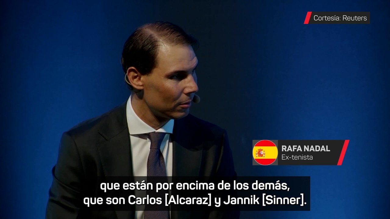 RAFA NADAL y su ROTUNDA afirmación sobre SINNER y CARLOS ALCARAZ | TENIS