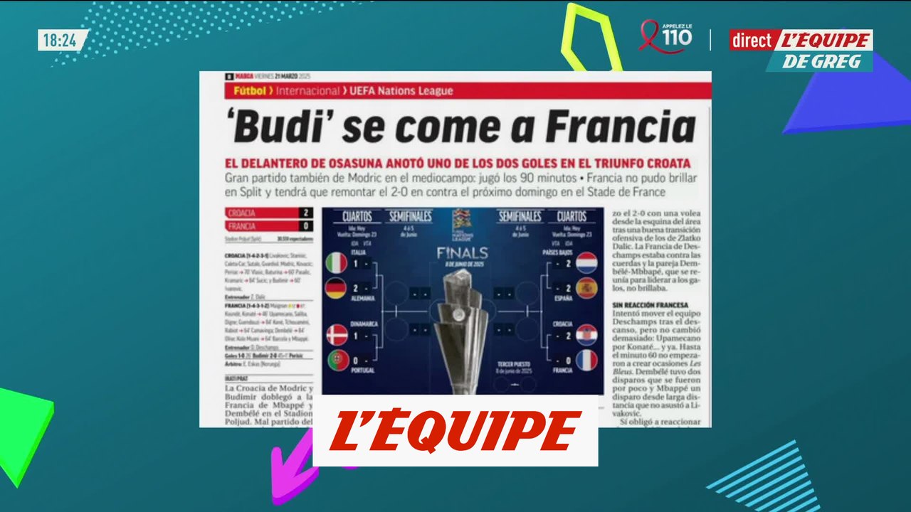 La presse européenne s'acharne sur la prestation des Bleus - Foot - L. nations