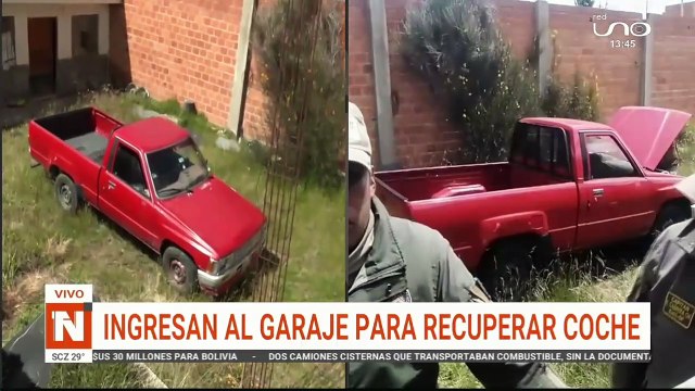 um diprove llega a casa donde hay vehiculos robados