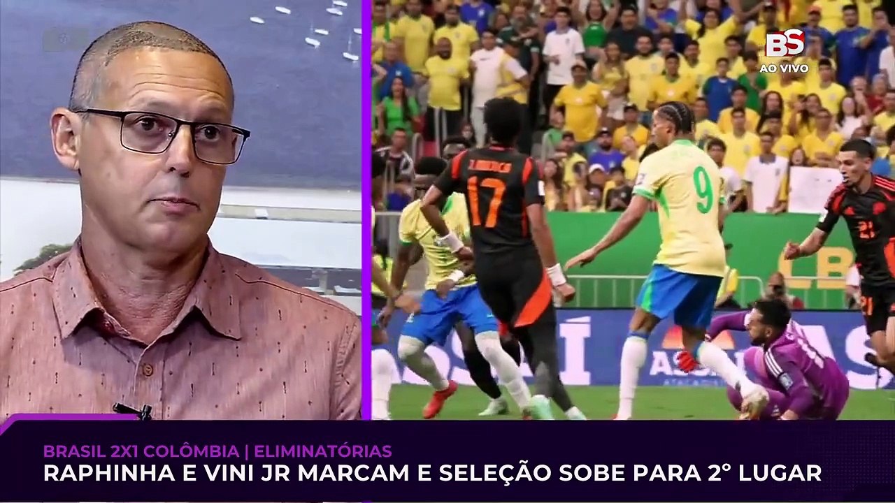 BRASIL VENCE A COLÔMBIA NAS ELIMINATÓRIAS: DEBATE PRONTO AVALIA O DESEMPENHO DA SELEÇÃO BRASILEIRA