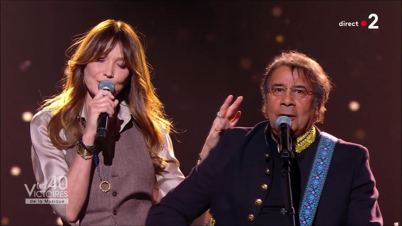Les Victoires de la Musique - Carla Bruni et Laurent Voulzy / Tous les garçons et les filles  et