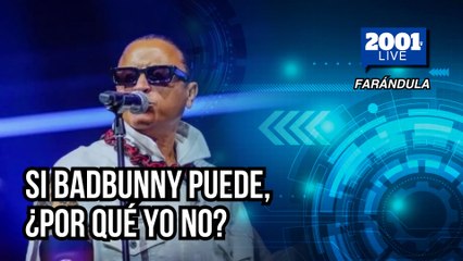 Elvis Crespo causa furor al imitar sensuales fotos de Bad Bunny