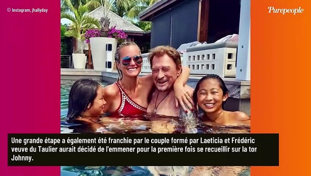 Laeticia Hallyday a fêté ses 50 ans à Saint Barth' avec son amoureux Frédéric et ses filles : le couple a franchi une grande étape