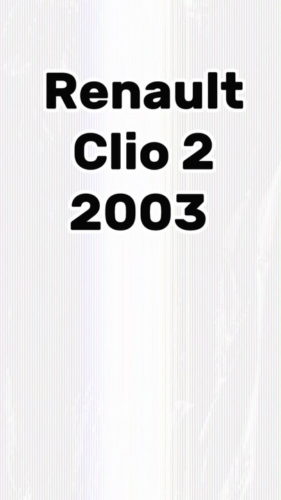 06-Renault Clio 2 2003 Clio 2 90 Millions