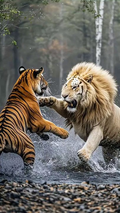 Lion vs Tiger