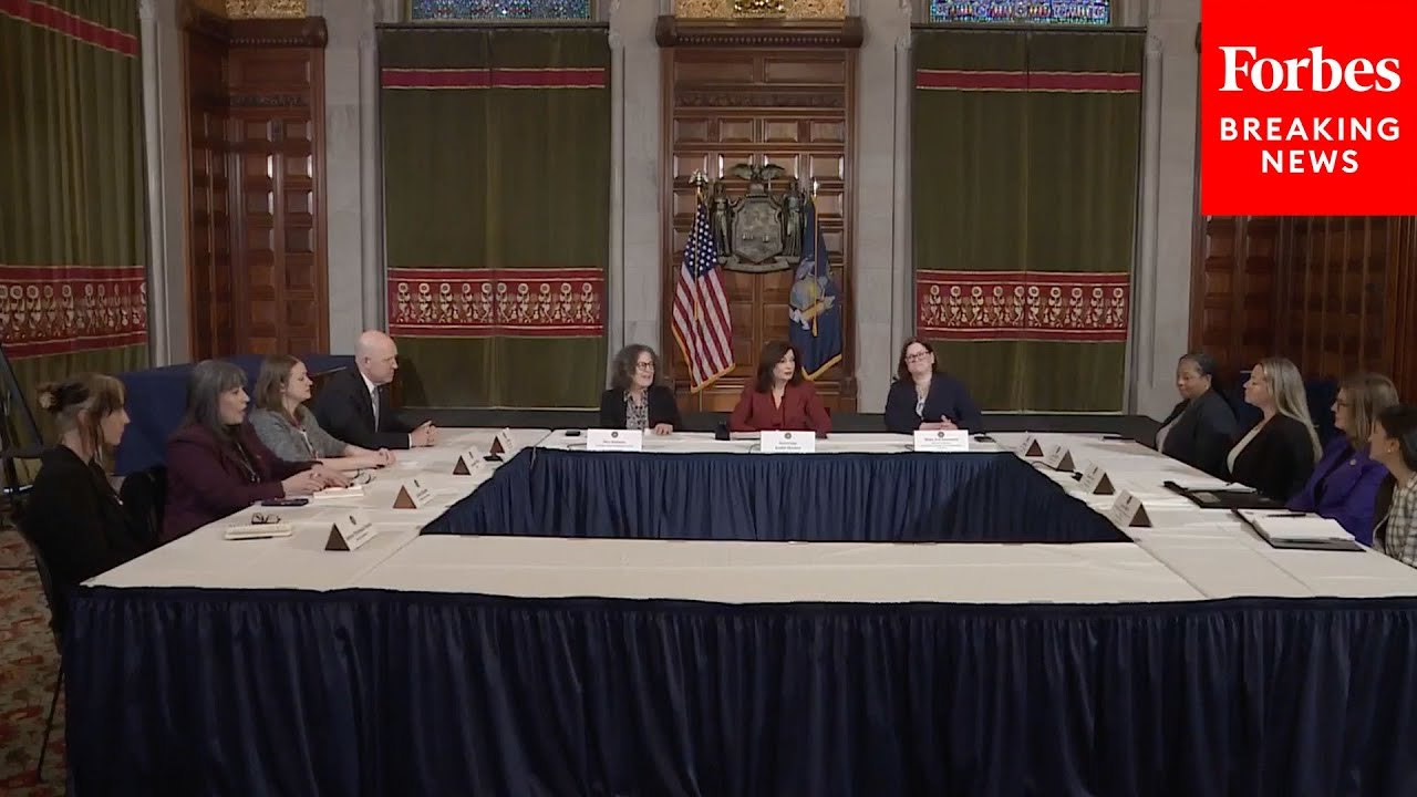 New York Gov. Kathy Hochul Holds Roundtable To Bolster Protections For Domestic Violence Victims