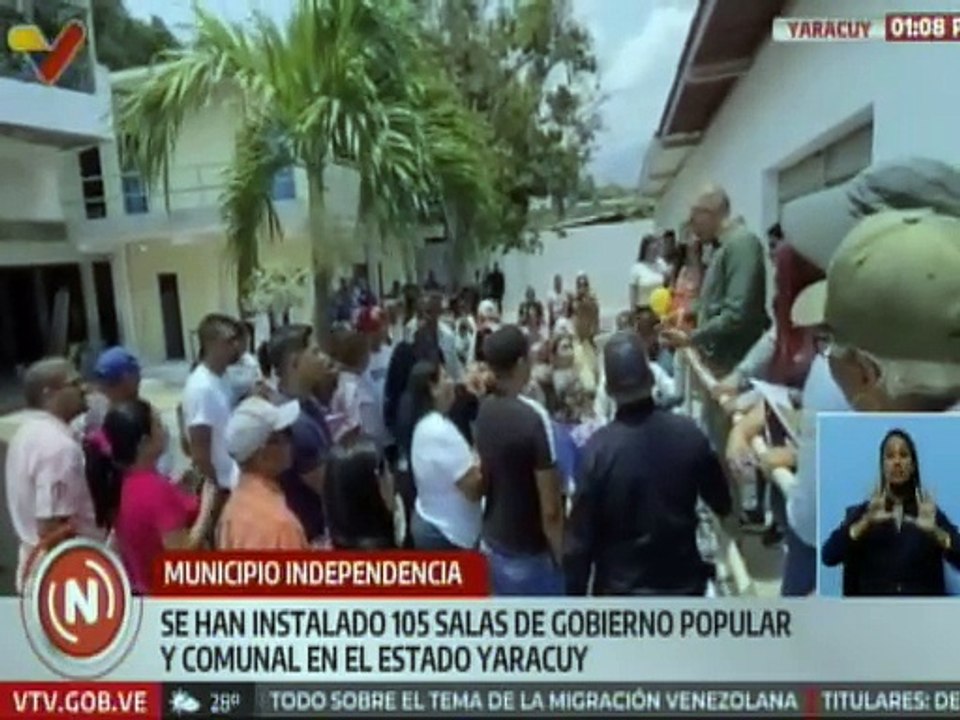 En el estado Yaracuy se han instalado un total de 105 Salas de Gobierno Popular y Comunal