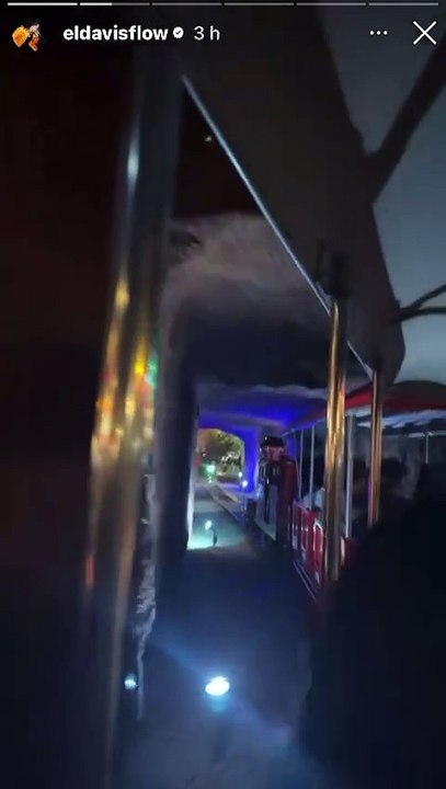 Elsa Oseguera y Davis Flores juntos en parque de diversiones ¿reconciliación?