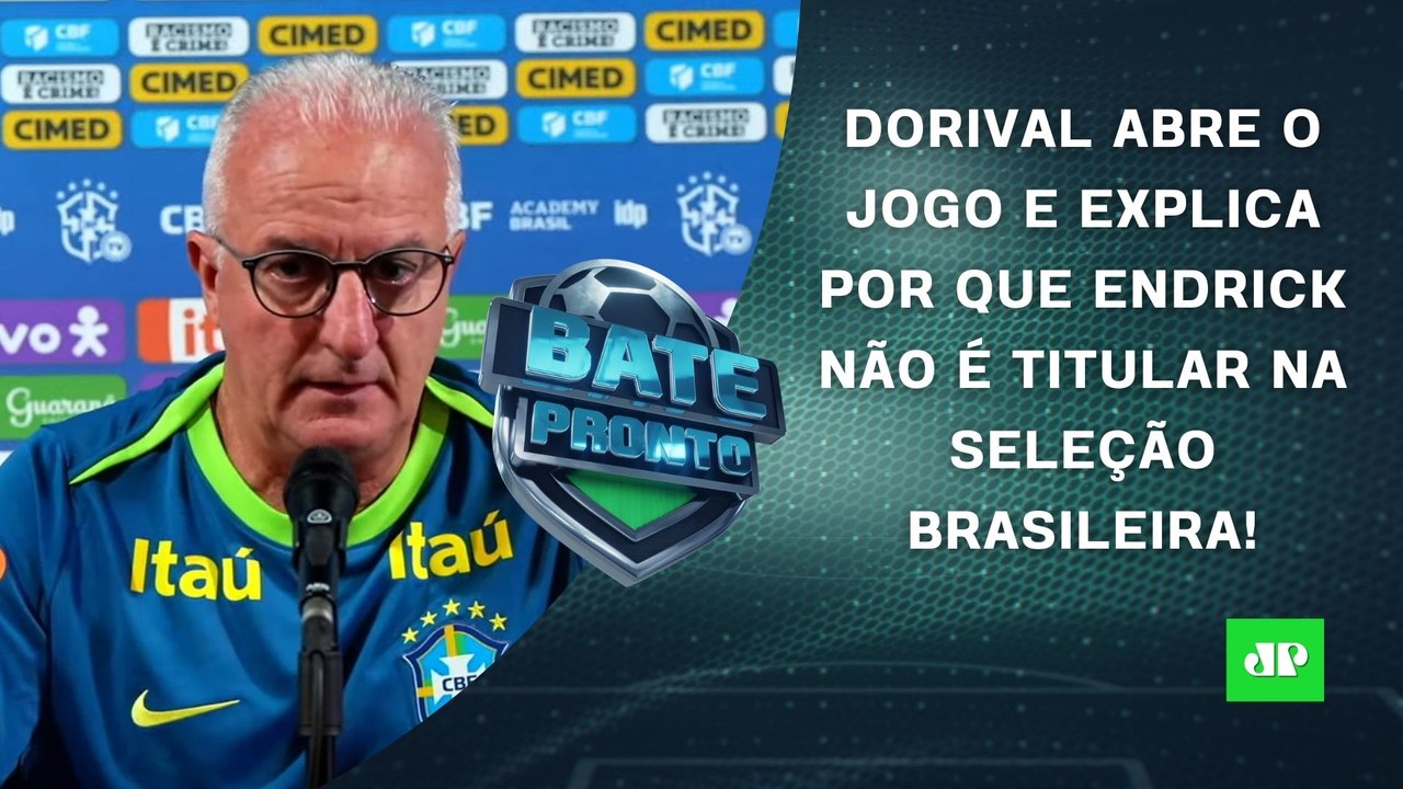 Dorival QUEBRA O SILÊNCIO e EXPLICA por que Endrick NÃO É TITULAR na Seleção! | BATE-PRONTO
