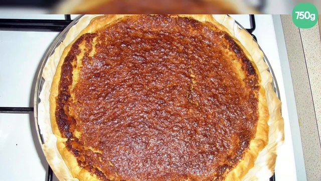 Tarte citronnée au miel et aux amandes