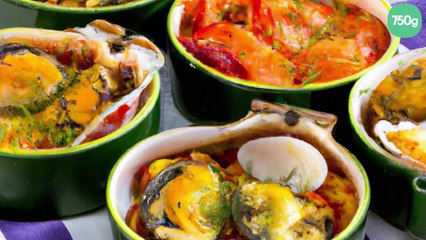 Cassolettes tout fruits de mer