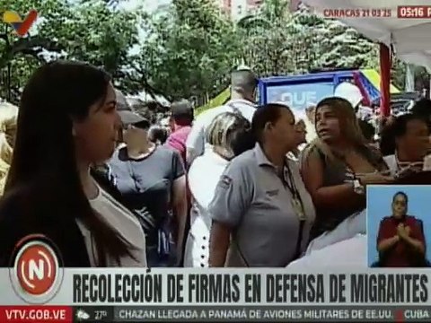 Caracas | Pueblo venezolano continúa en campaña de solidarización con migrantes secuestrados