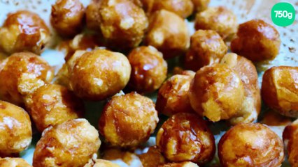 Boule de cacahuètes au miel