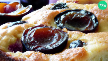 Pudding brioché aux mirabelles