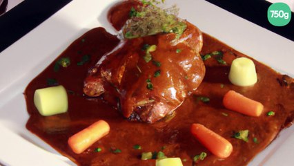 Lapin sauce café