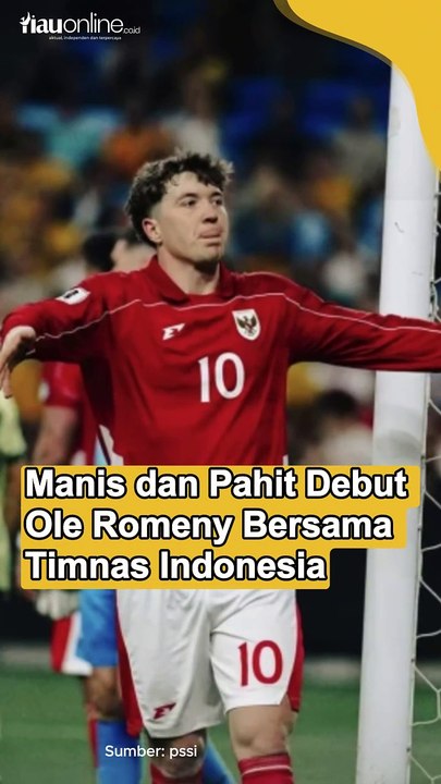 Manis dan Pahit Debut Ole Romeny Bersama Timnas Indonesia