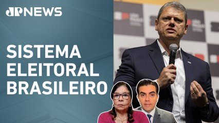 Tarcísio elogia urnas eletrônicas, agilidade na apuração e diz que Brasil é referência