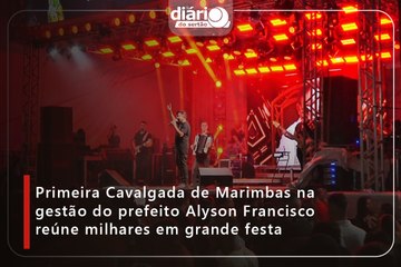 Primeira Cavalgada de Marimbas na gestão do prefeito Alyson Francisco reúne milhares em grande festa