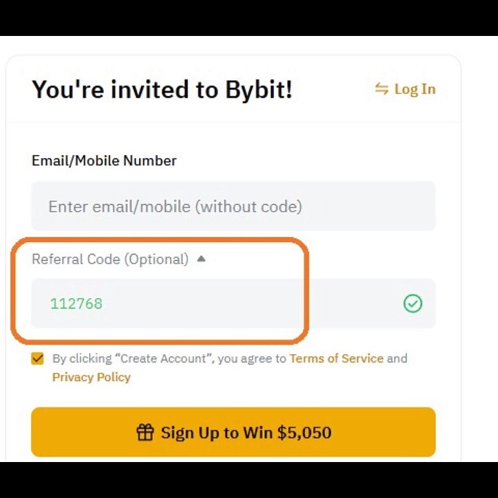 Bybit referral code: 112768