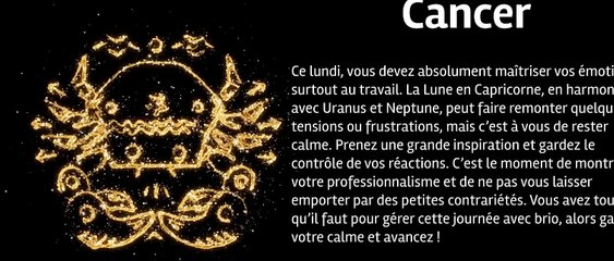 Horoscope quotidien du lundi 24 mars 2025