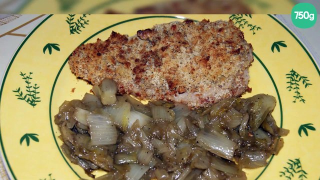 Escalopes de veau au roquefort et aux noix