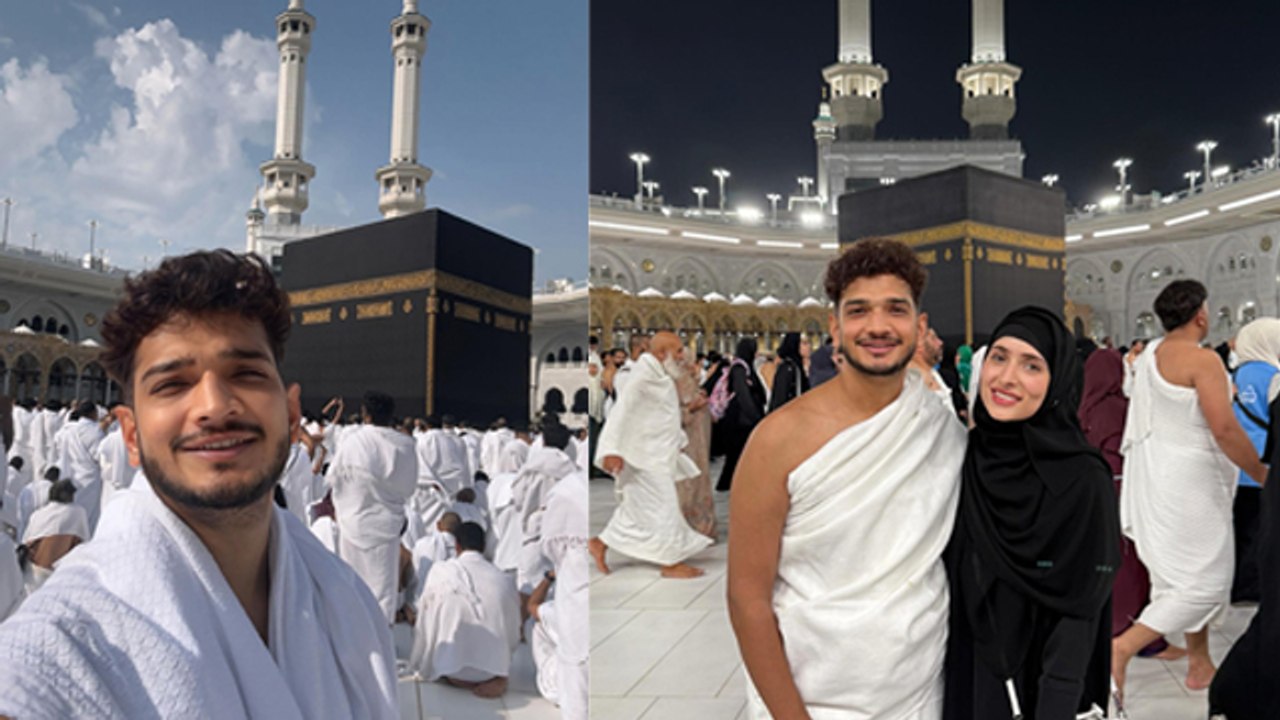 Munawar Faruqui First Umrah Wife Mehzabeen संग Ramzan में किया Complete ...